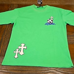 Green Chrome Hearts Tee